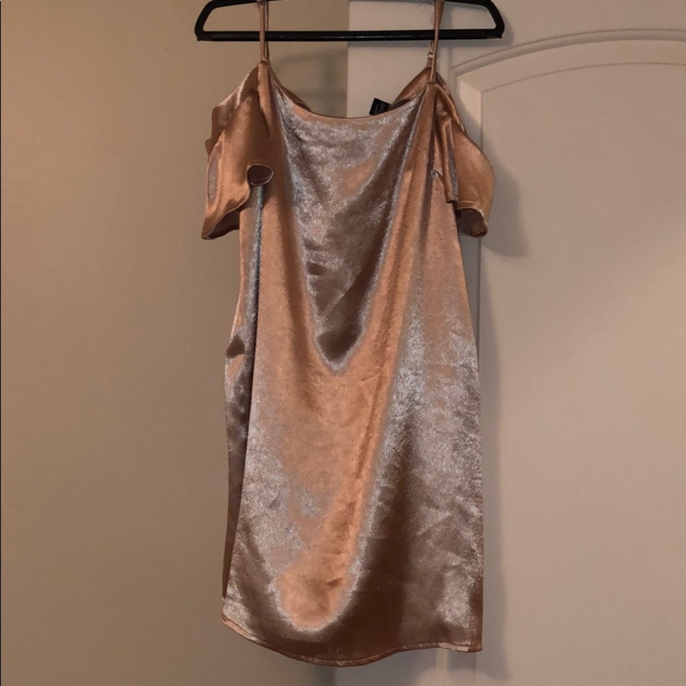 Gold dress